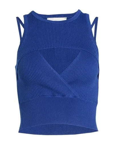 Vicolo Woman Top Blue Size Onesize Viscose, Polyester