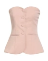 Vicolo Woman Top Blush Size M Polyester In Pink