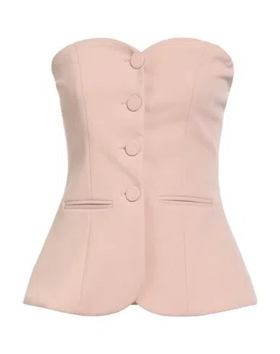 Vicolo Woman Top Blush Size M Polyester In Pink