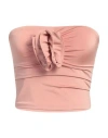 Vicolo Woman Top Blush Size Onesize Polyester, Elastane In Pink