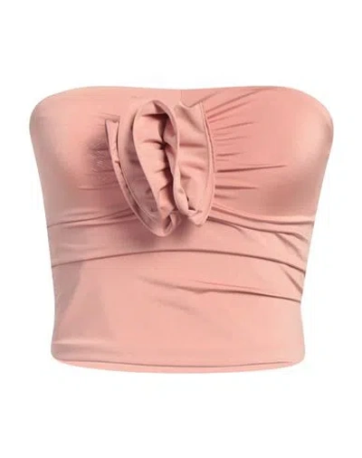 Vicolo Woman Top Blush Size Onesize Polyester, Elastane In Pink