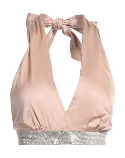 VICOLO VICOLO WOMAN TOP BLUSH SIZE ONESIZE VISCOSE