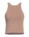 Vicolo Woman Top Camel Size Onesize Viscose, Polyester In Beige