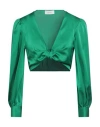 Vicolo Woman Top Emerald Green Size Onesize Polyester, Elastane