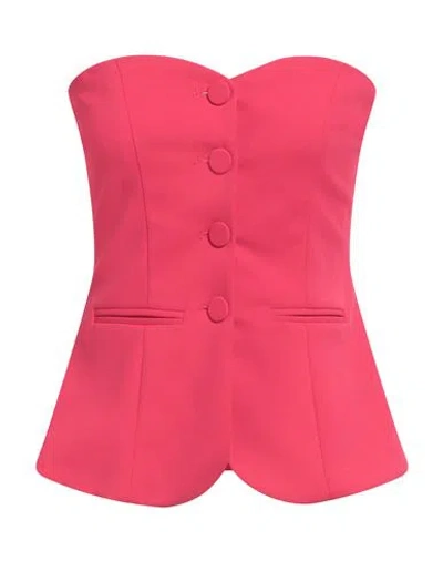 Vicolo Woman Top Fuchsia Size M Polyester