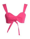Vicolo Woman Top Fuchsia Size S Polyester, Elastane In Pink