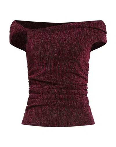 Vicolo Woman Top Garnet Size Onesize Polyester, Elastane In Red