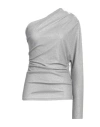 Vicolo Woman Top Grey Size M Polyester, Elastane In Gray