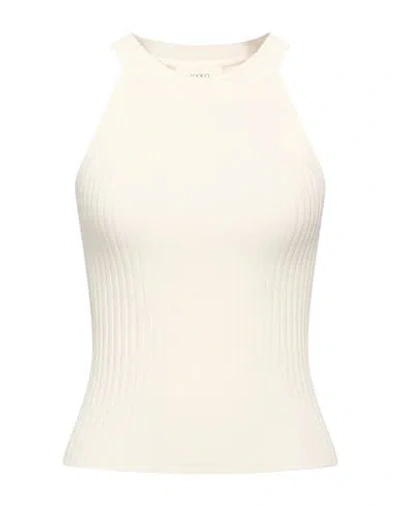 Vicolo Woman Top Ivory Size Onesize Viscose, Polyester In Transparent