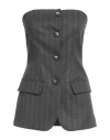 Vicolo Woman Top Lead Size M Polyester, Viscose, Elastane