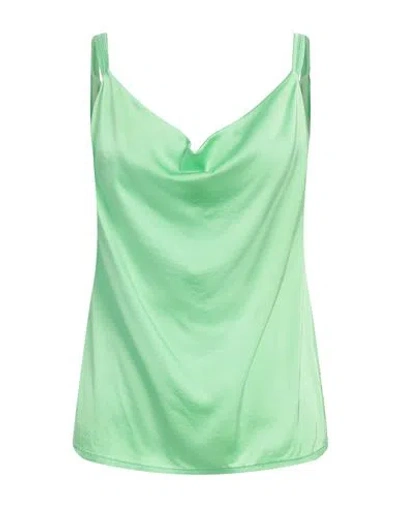 Vicolo Woman Top Light Green Size S Viscose, Elastane
