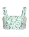 Vicolo Woman Top Light Green Size S Nylon, Elastane, Polyamide In Green