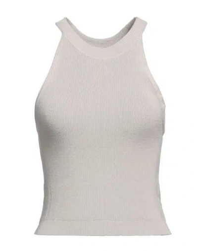 Vicolo Woman Top Light Grey Size Onesize Viscose, Polyester In Gray