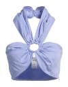 Vicolo Woman Top Lilac Size M Viscose In Purple