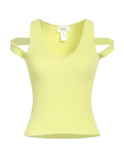 Vicolo Woman Top Lime Green Size Onesize Viscose, Polyester