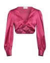 Vicolo Woman Top Magenta Size Onesize Polyester, Elastane