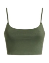 Vicolo Woman Top Military Green Size Onesize Viscose, Elastane In Multi