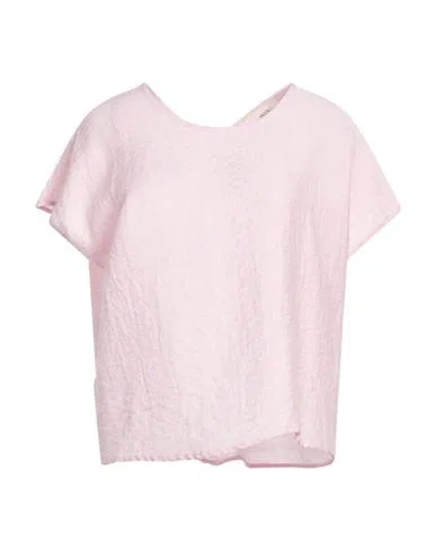Vicolo Woman Top Pink Size Onesize Viscose, Linen, Polyamide