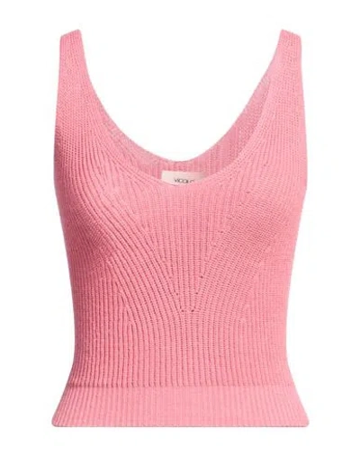 Vicolo Woman Top Pink Size Onesize Viscose, Polyamide