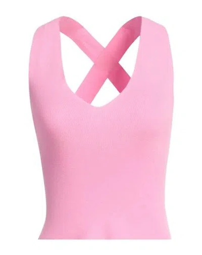Vicolo Woman Top Pink Size Onesize Viscose, Polyester