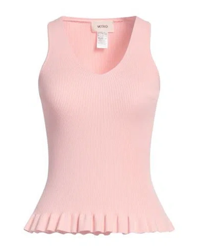Vicolo Woman Top Pink Size Onesize Viscose, Polyester