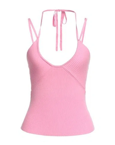 Vicolo Woman Top Pink Size Onesize Viscose, Polyester