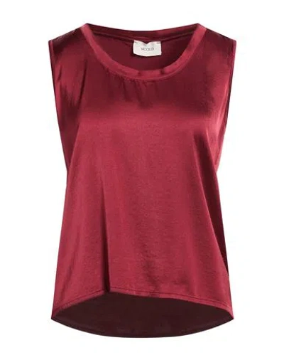 Vicolo Woman Top Red Size M Viscose, Elastane
