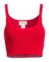 Vicolo Woman Top Red Size Onesize Viscose, Polyester In Red