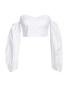 Vicolo Woman Top White Size M Cotton