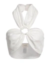 Vicolo Woman Top White Size M Viscose