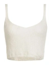 Vicolo Woman Top White Size Onesize Acrylic, Polyamide, Mohair Wool