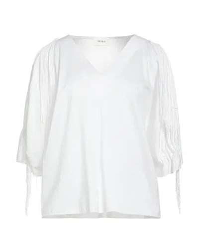Vicolo Woman Top White Size Onesize Modal, Cotton