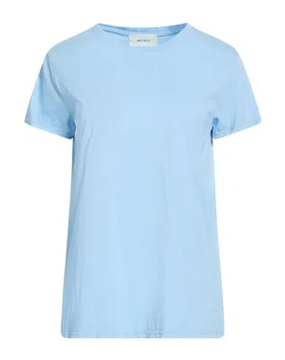 Vicolo Woman T-shirt Light Blue Size Onesize Cotton