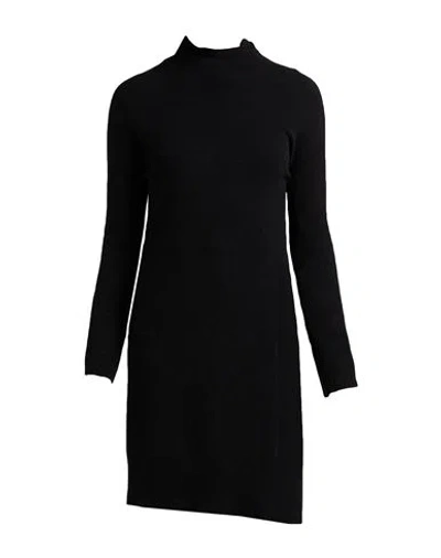 Vicolo Woman Turtleneck Black Size Onesize Viscose, Polyester, Polyamide