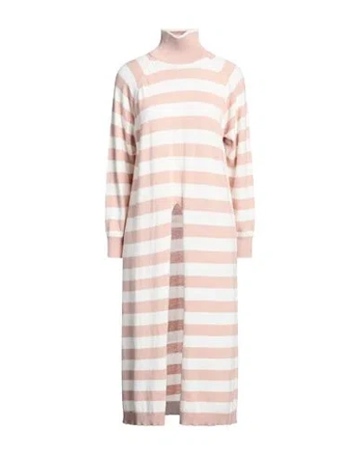 Vicolo Woman Turtleneck Cream Size Onesize Viscose, Polyamide, Wool, Cashmere In White