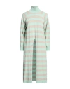 Vicolo Woman Turtleneck Light Green Size Onesize Viscose, Polyamide, Wool, Cashmere In Green