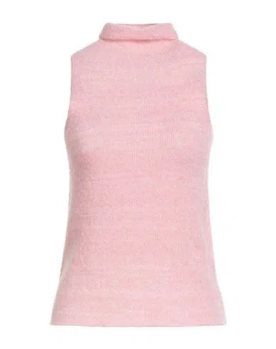 Vicolo Woman Turtleneck Pink Size Onesize Polyester, Polyamide