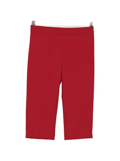 Vicolo Zip-fastening Trousers In Red
