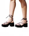 Vicson Bodrum Sandals In Black In Black