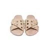 Vicson Women's Neutrals Zoe Slides In Black/yellow