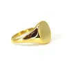 Vicstonenyc Fine Jewelry Bold Big Size Oval Solid Gold Ring For Men