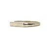 Vicstonenyc Fine Jewelry Men's Timeless Signet Bar White Gold Ring