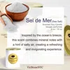Vicstonenyc Fine Jewelry White Sel De Mer Incense Soy Candle By Handmade In White