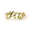Vicstonenyc Fine Jewelry Women's This Yellow Solid Gold Ring