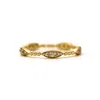 Vicstonenyc Fine Jewelry Women's Unique Design Natural Diamond Yellow Gold Ring