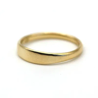 Vicstonenyc Fine Jewelry Women's Yuyeon Yellow Gold Band - Where Softness Becomes Strength