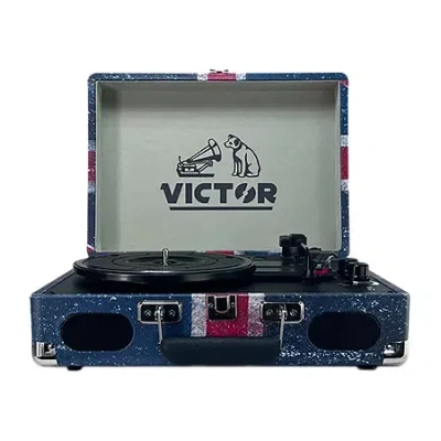 Victor 3-speed Bookshelf Speaker In Blue