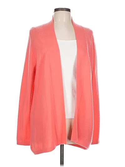 Pre-owned Victor Alfaro Cashmere Cardigan Sweater In Orange