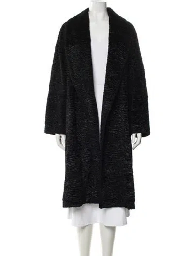 Pre-owned Victor Alfaro Coat In Black