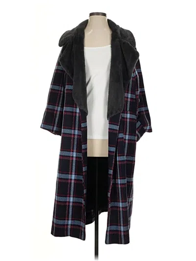 Pre-owned Victor Alfaro Coat In Blue